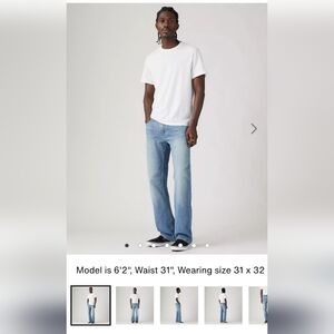 Levi's 527 Y2K Low Bootcut Blue Jeans W32 L32